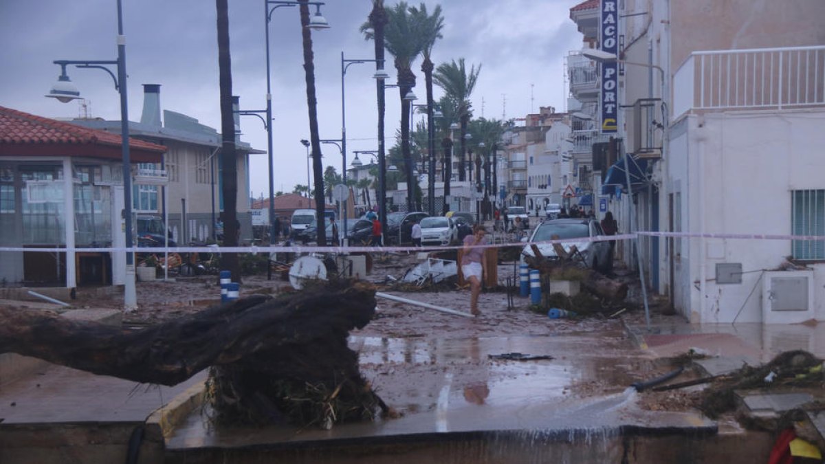 L'endemà de la tromba d'aigua al Baix Ebre i el Montsià