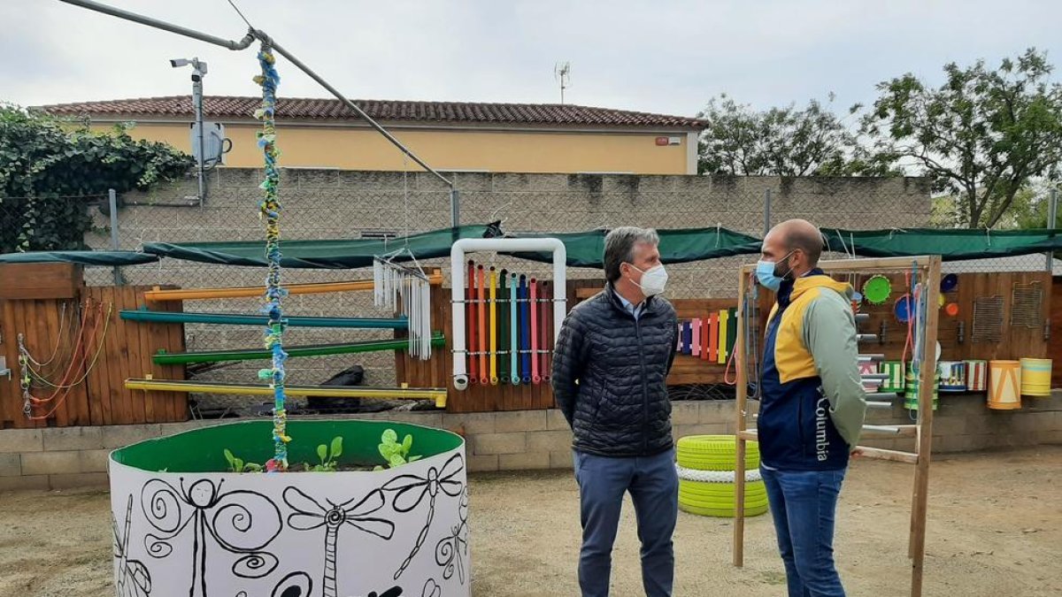 El nuevo jardín sensorial del Taller Baix Camp, punto de salida y llegada de la caminata popular del domingo