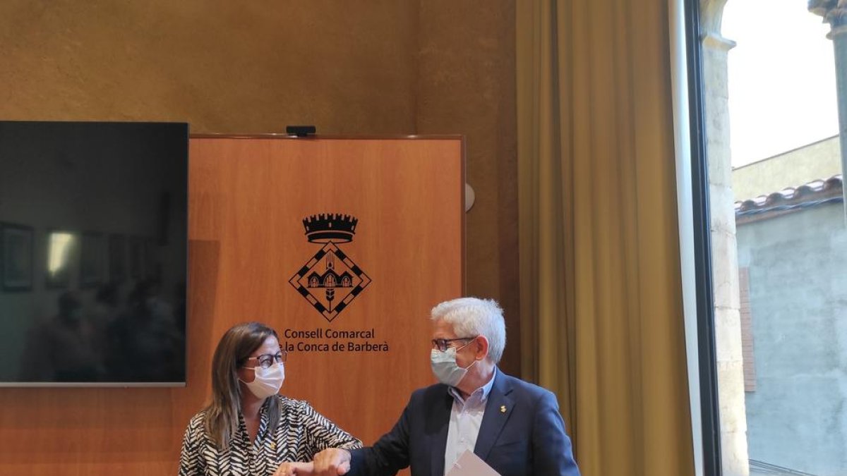 Carme Pallàs, nueva presidenta del Consejo Comarcal de la Conca de Barberà