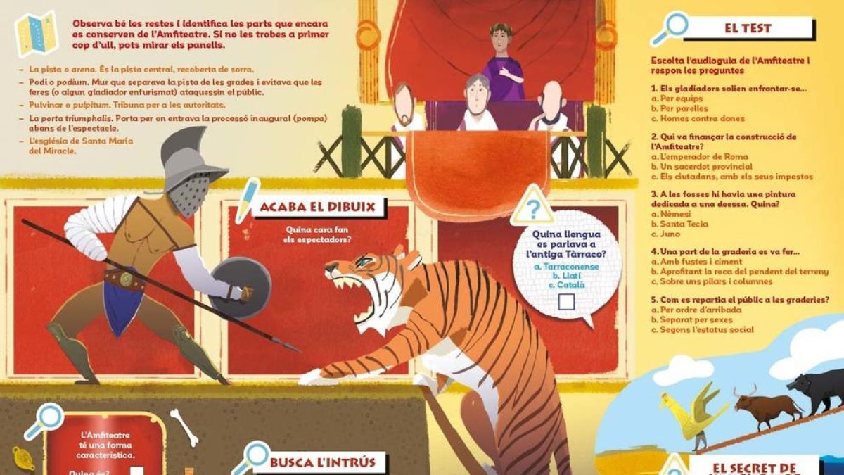 Tarragona proposta jocs de descoberta familiars per donar a conéixer als turistes els espais patrimonials de la ciutat