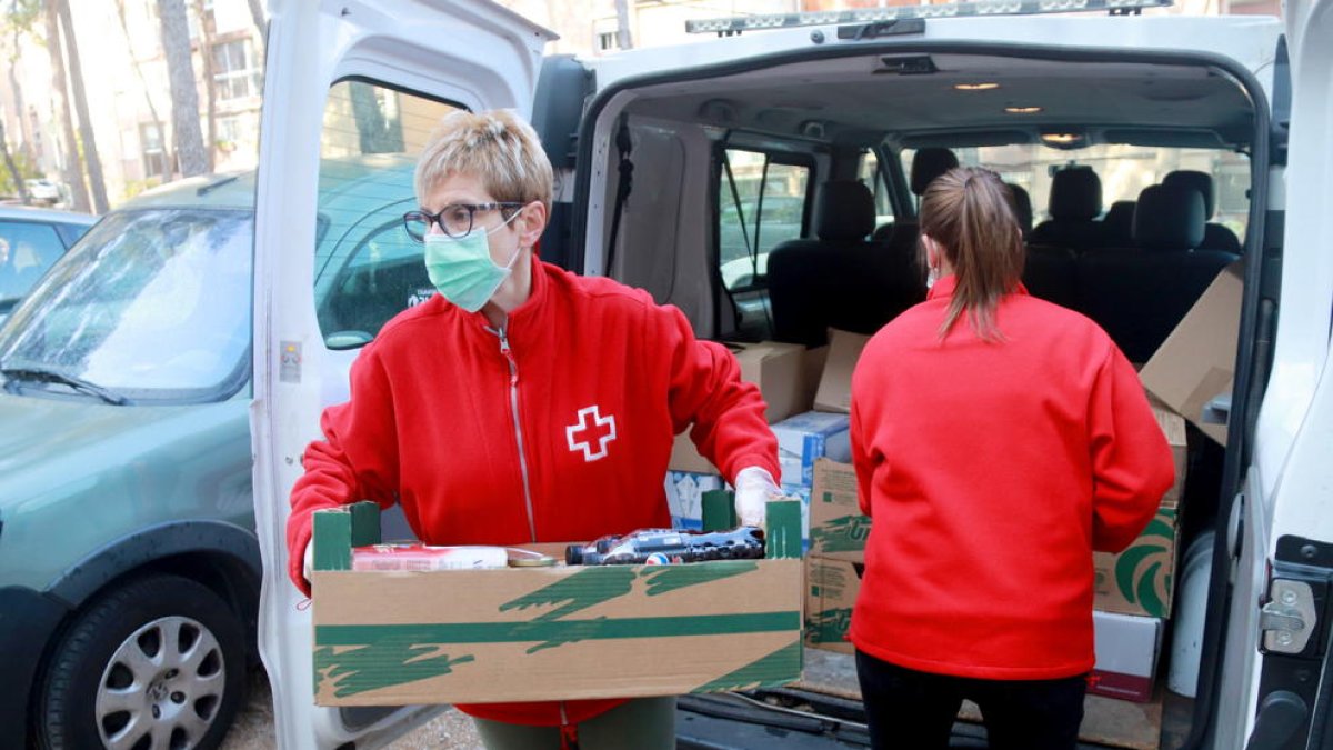 El 87% de les famílies ateses per Creu Roja Tarragona no tenen totalment garantida l'alimentació