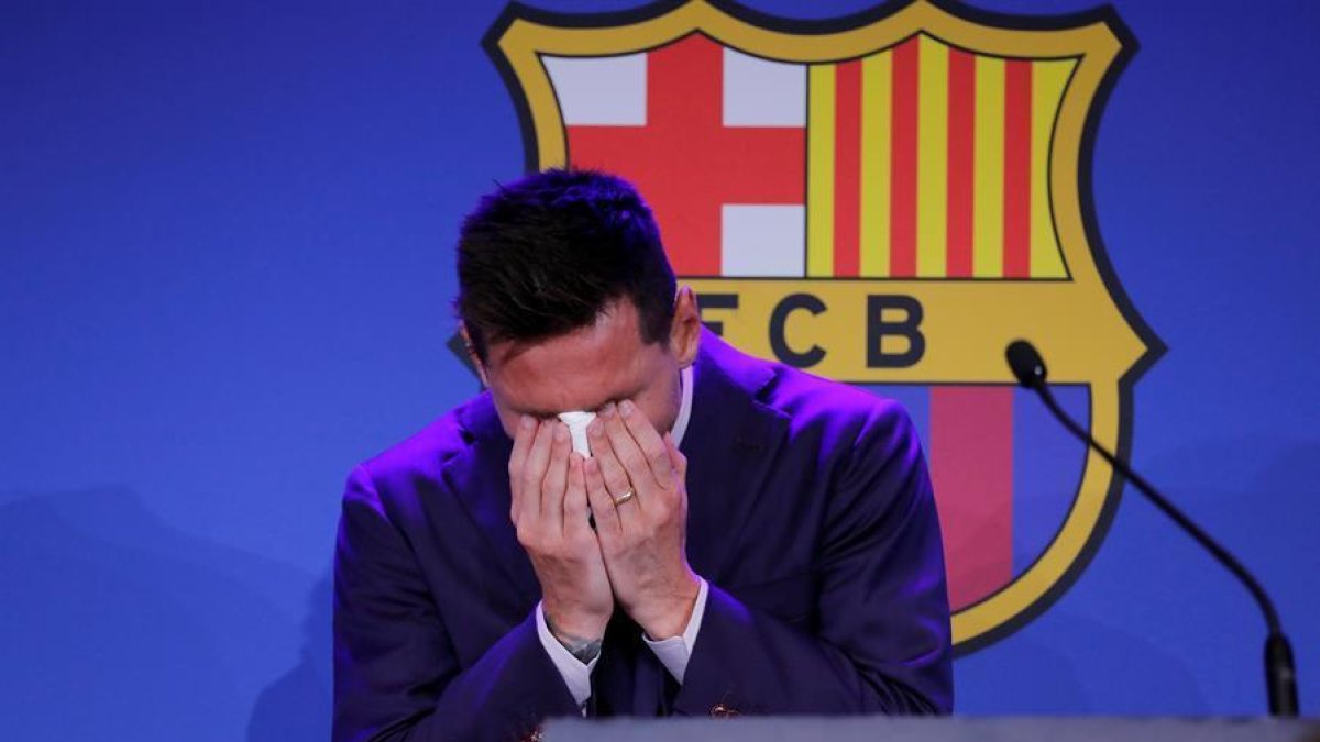 Messi: «Estàvem convençuts que anàvem a seguir aquí, a la nostra casa»