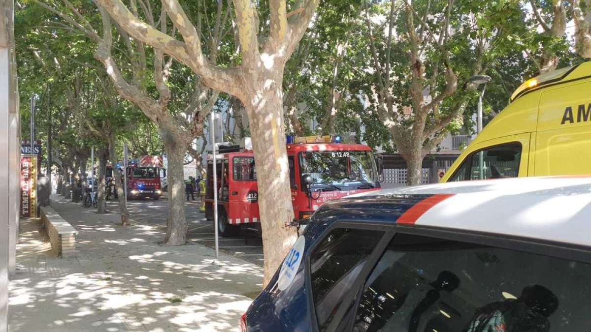 Quema una habitación en unos bajos en la calle oscense de Salou