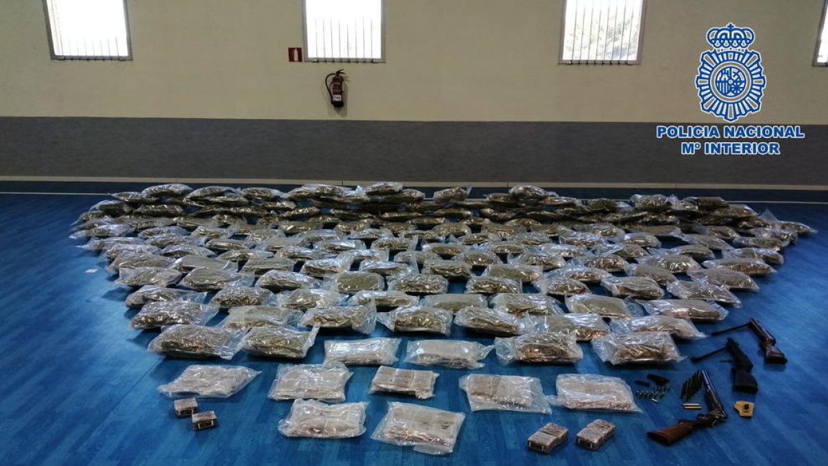 Tres detinguts per intentar enviar 14 quilos de marihuana, envasada al buit, per missatgeria