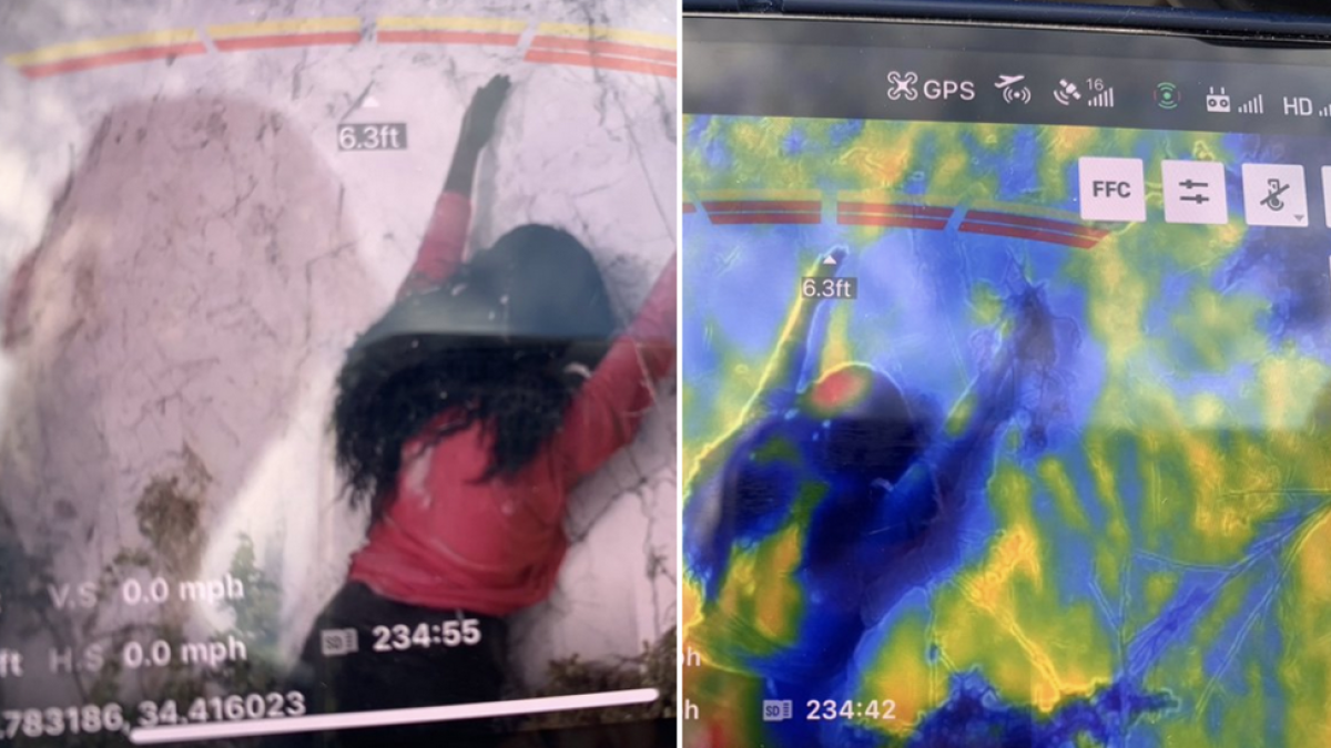 Alerten a emergències que hi ha una dona penjada en un penya-segat i acaba sent un maniquí