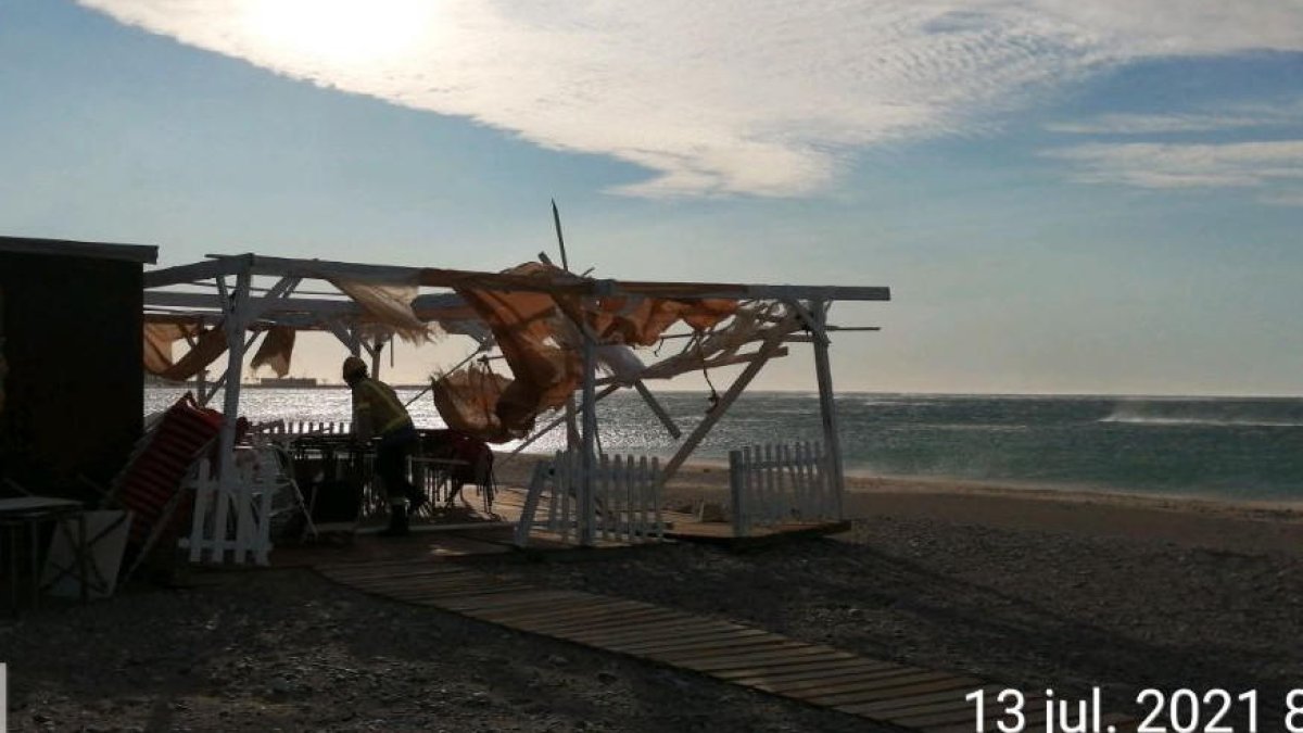 El vent provoca diversos incidents sense ferits durant la matinada al Camp de Tarragona i les Terres de l'Ebre