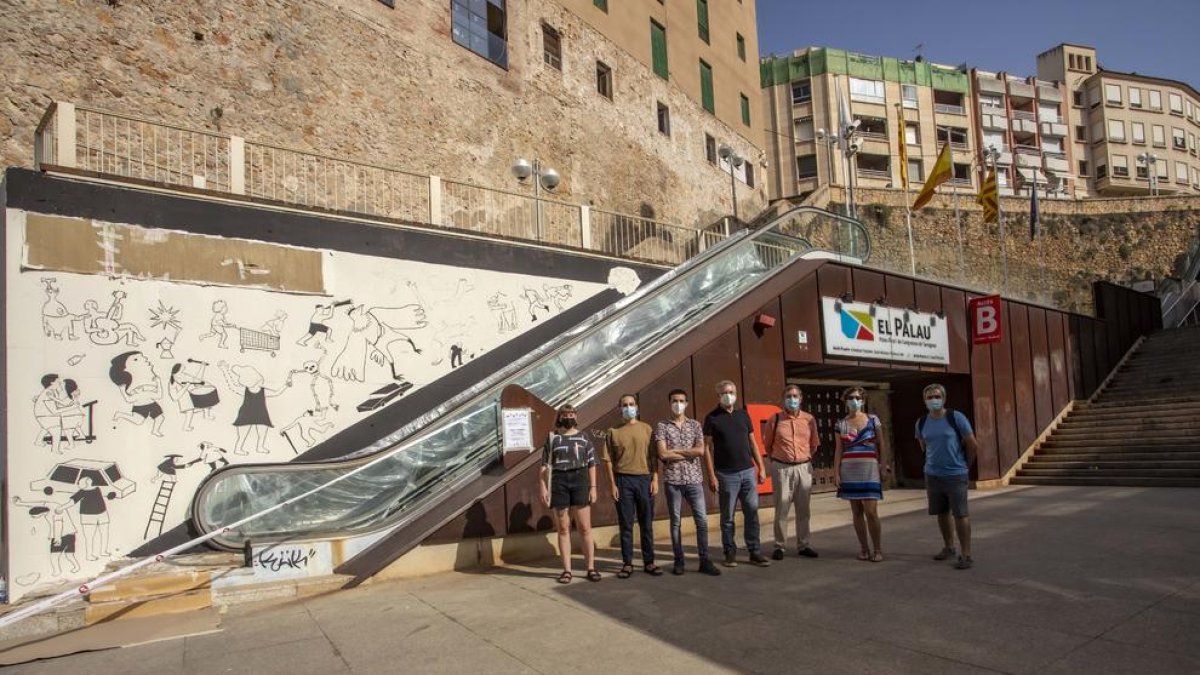 'Murs 700' guarneix Tarragona amb diferents murals que ofereixen una lectura dels set segles de Santa Tecla