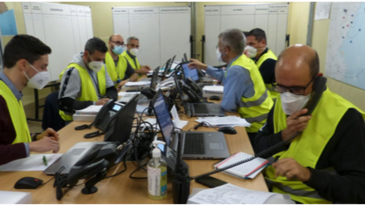 La central nuclear Vandellòs II simula un incendi per posar a prova l'operativa de resposta