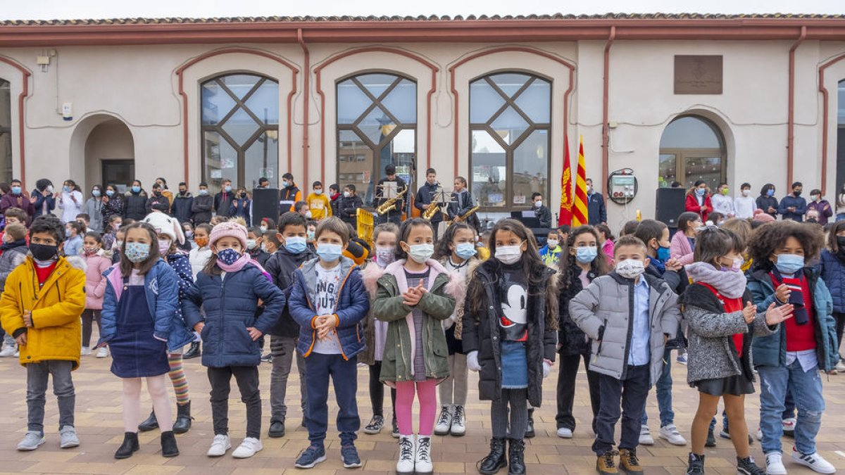 Prop de 700 infants i joves de Constantí participen de la Cantada d'una Nadala conjunta
