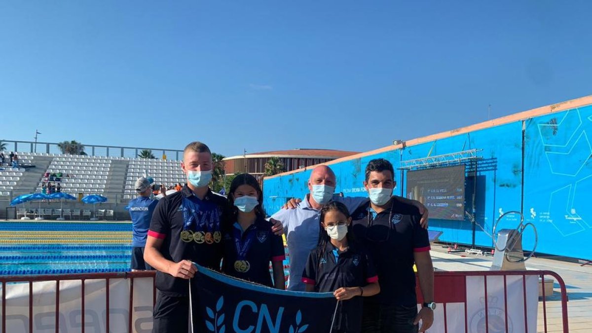 Martí Rosell doble campeón de España en 200 m espalda y 400 m libres