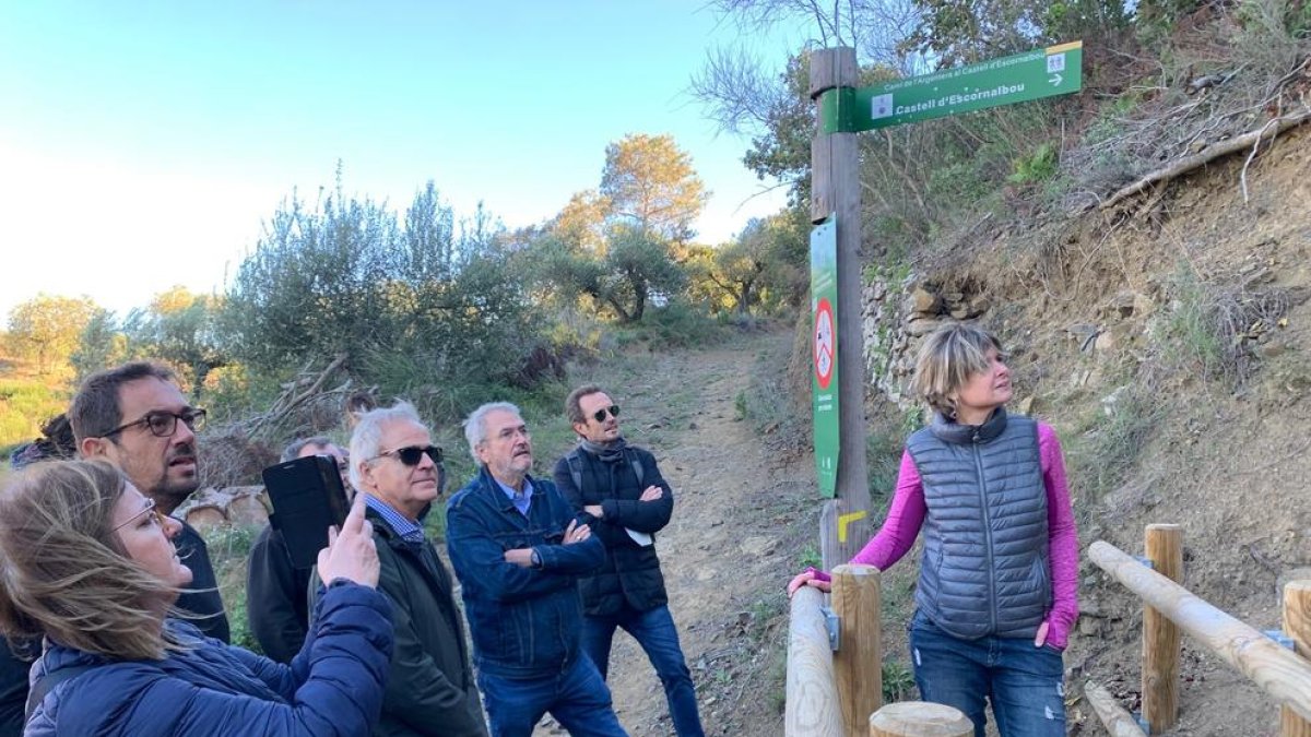 La Diputació de Tarragona restaura la xarxa de camins de l'antiga Baronia d'Escornalbou