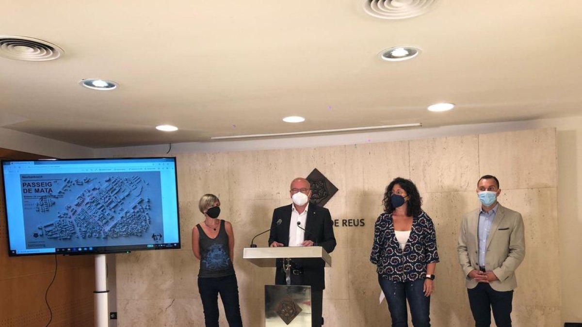 La transformació del Passeig Mata i el Carrer Ample donarà continuïtat a l'eix central de Reus