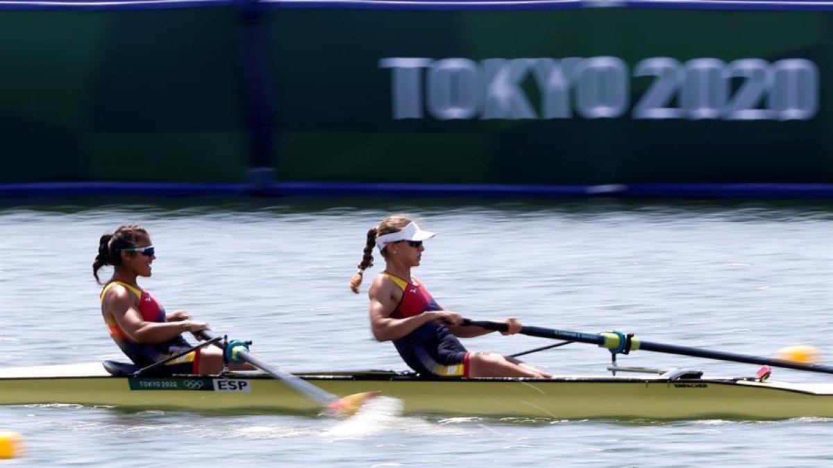 Aina Cid i Virginia Díaz es classifiquen per la final de doble sense timoner de rem als Jocs de Tòquio