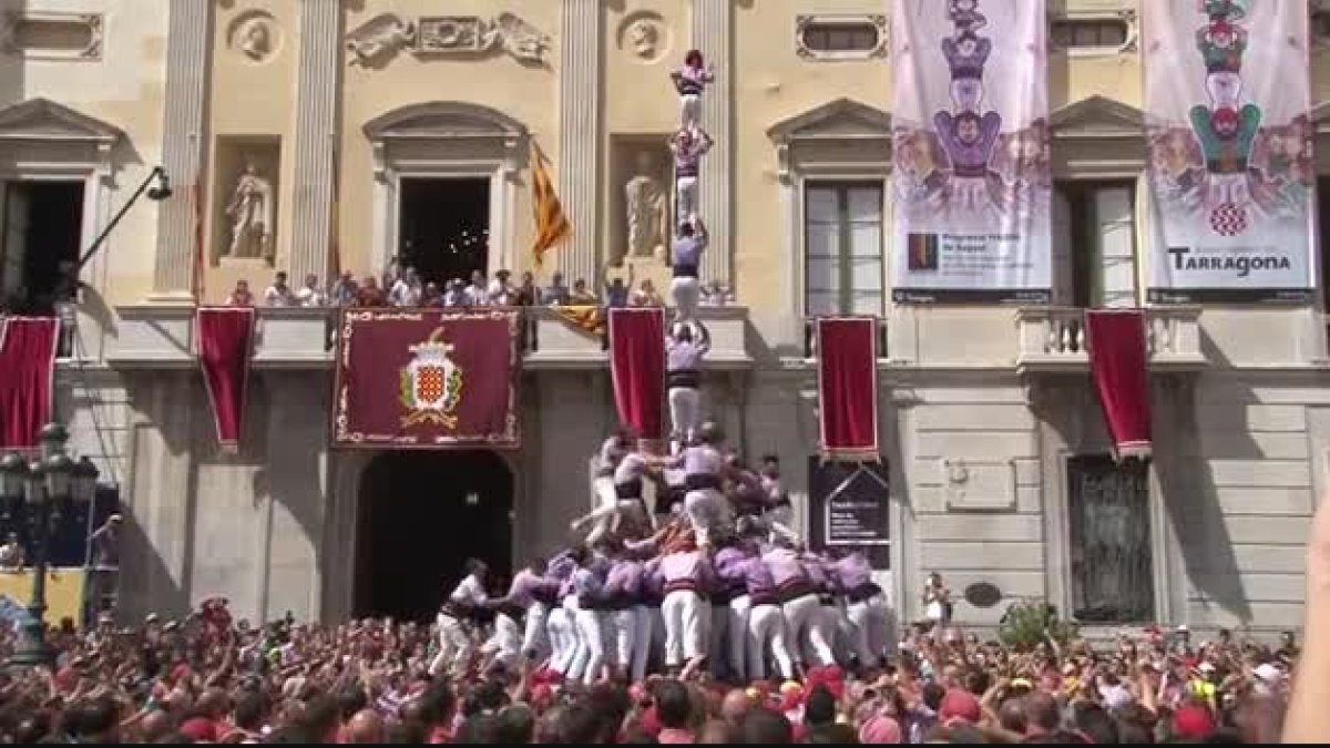 Santa Tecla, primera ronda, castells, Tarragona, diada castellera, Segadors