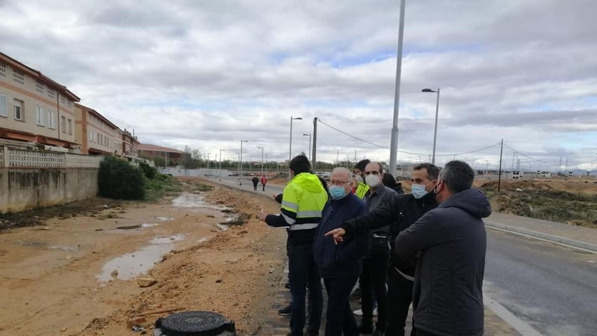 La obra del PP10 de Tarragona provoca filtraciones de agua en casas por la lluvia