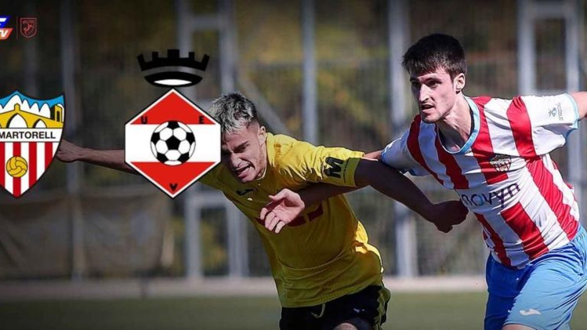 La FCF TV retransmitirá en directo el partido entre el CF Martorell y la UE Valls
