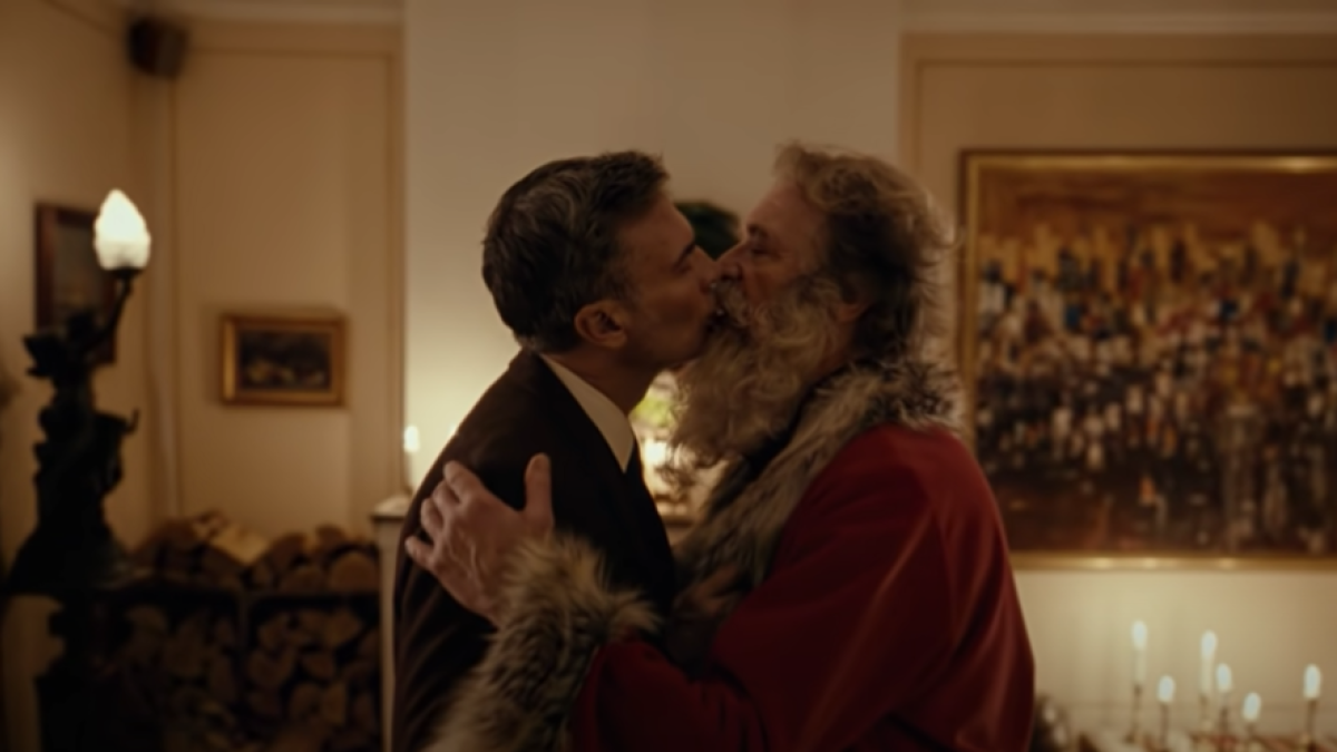Se hace viral una campaña de correos noruega con un Papá Noel homosexual