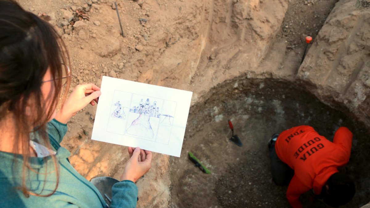 Descubren ocho silos del siglo VIII a.C. en medio de un campo de viñas de Nulles