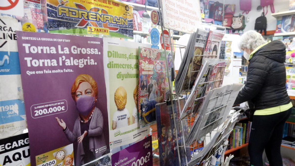 El primer cuarto apriete de la Grande de Fin de Año, el 69576, vendido a Barcelona y por Internet