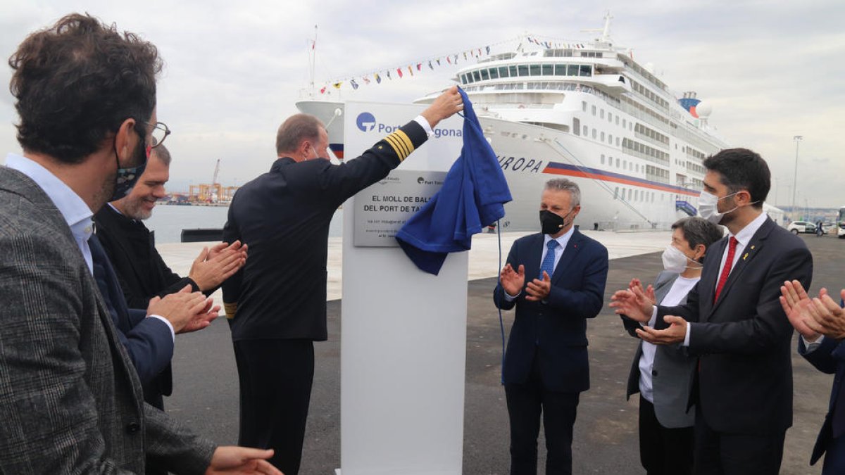 El Port de Tarragona inaugura el nou Moll de Balears que permetrà incrementar el nombre de creueristes