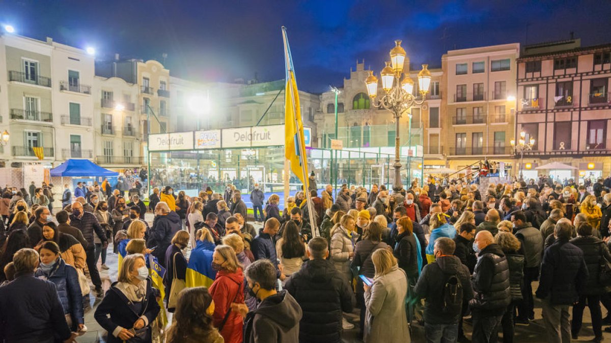 Tarragona dona suport al poble ucraïnès i demana que s'aturi la guerra