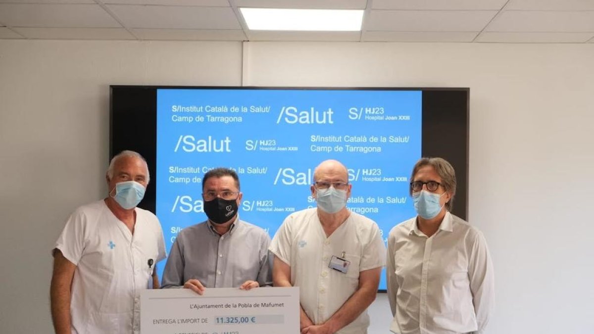 La Pobla de Mafumet dona la recaptació de les festes a l'Hospital Joan XXIII