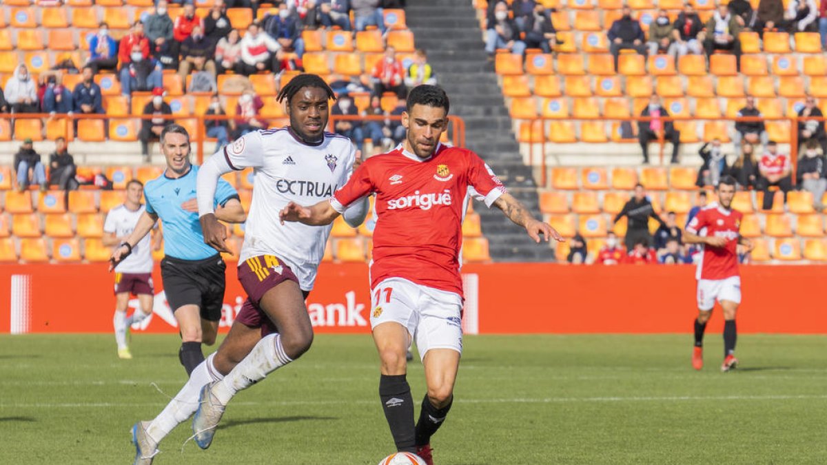 Dani Romera se presenta como candidato a 'hombre gol' del Nàstic