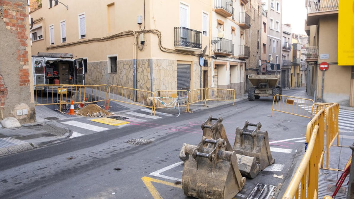 Empiezan las obras de renovación y mejora en la calle Sant Pere de Constantí