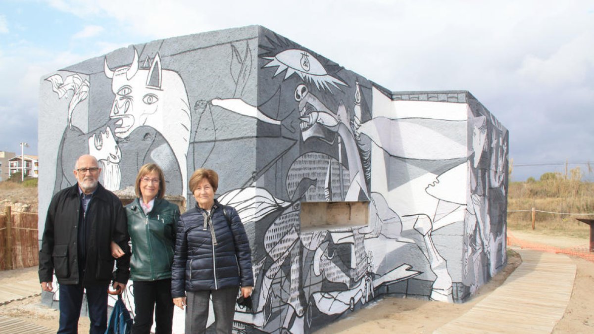 La restauración de un bunker en el Vendrell destapa la historia de una familia que vivió allí
