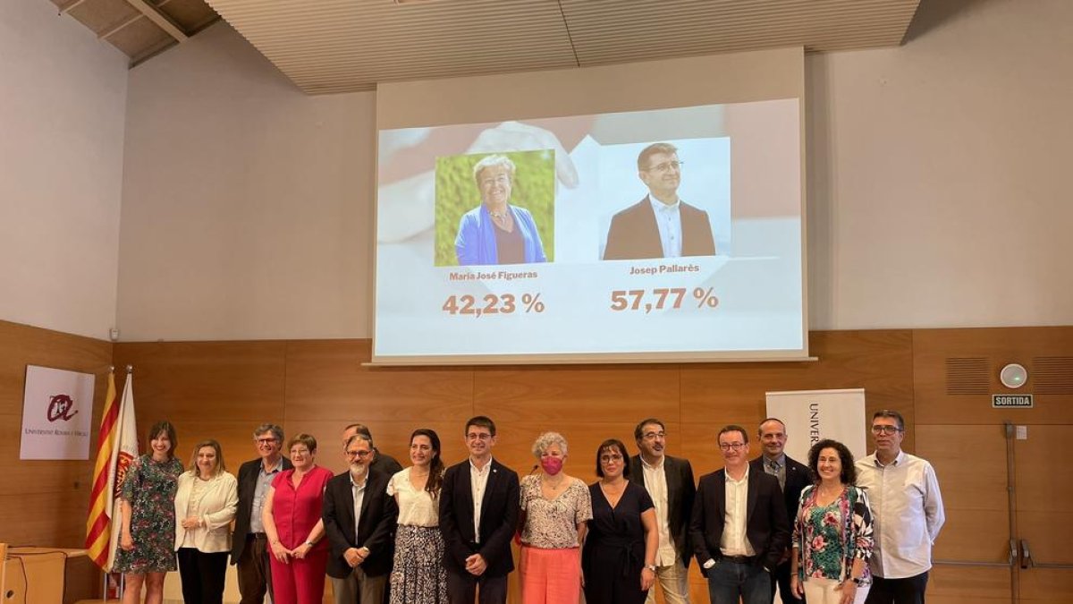 Josep Pallarès, nuevo rector de la URV