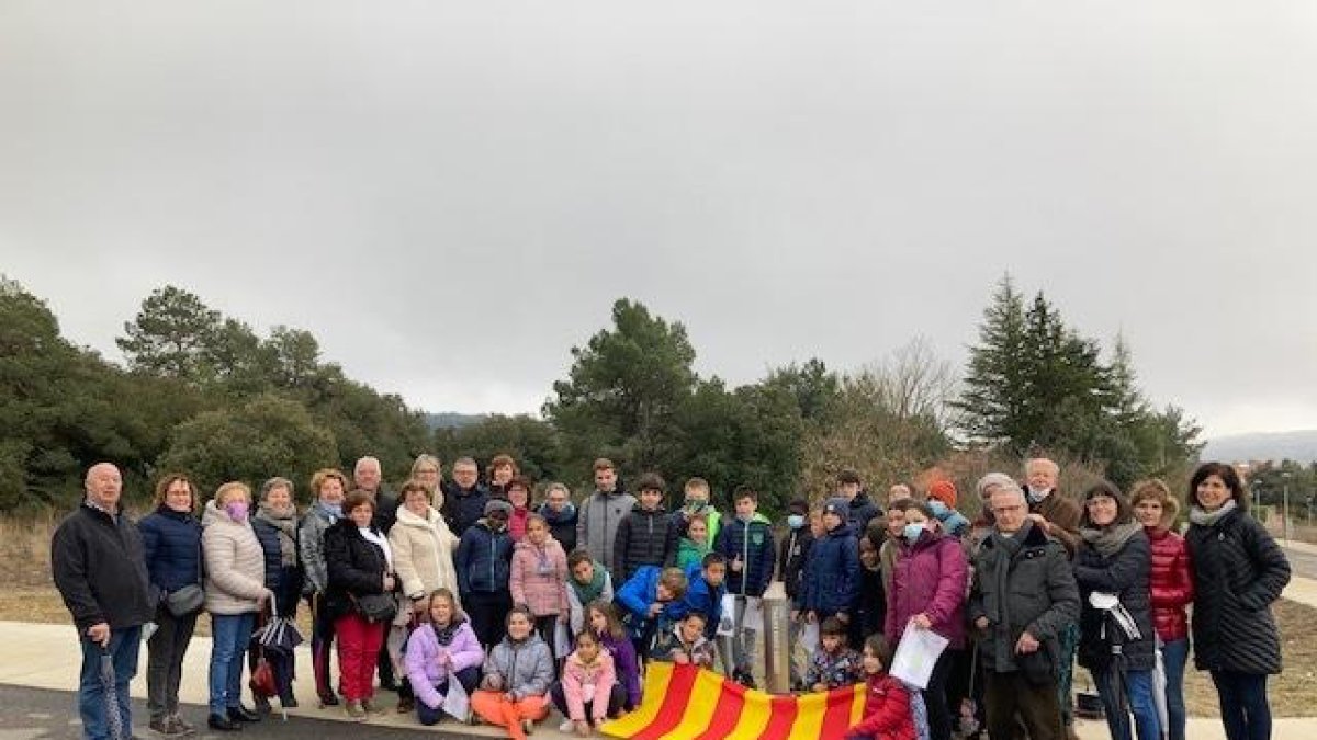La Escuela Sierra de Prades da el nombre de Joana Raspall en una nueva calle
