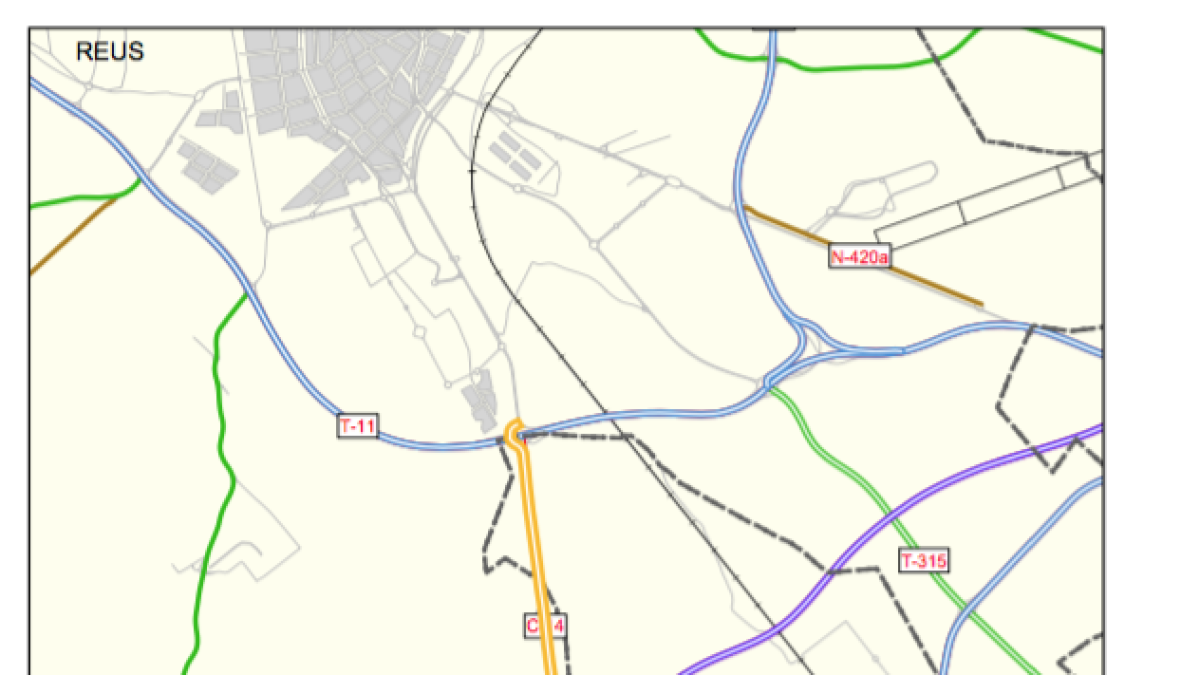 Una via ciclista i per a vianants unirà Salou, Reus i Vila-seca per la C-14