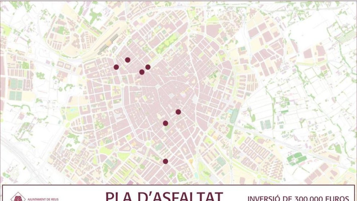 Reus asfaltarà fins a finals de mes set trams de la ciutat