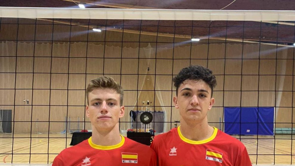 Dos jugadores del CV Sant Pere i Sant Pau convocados con la selección española sub20