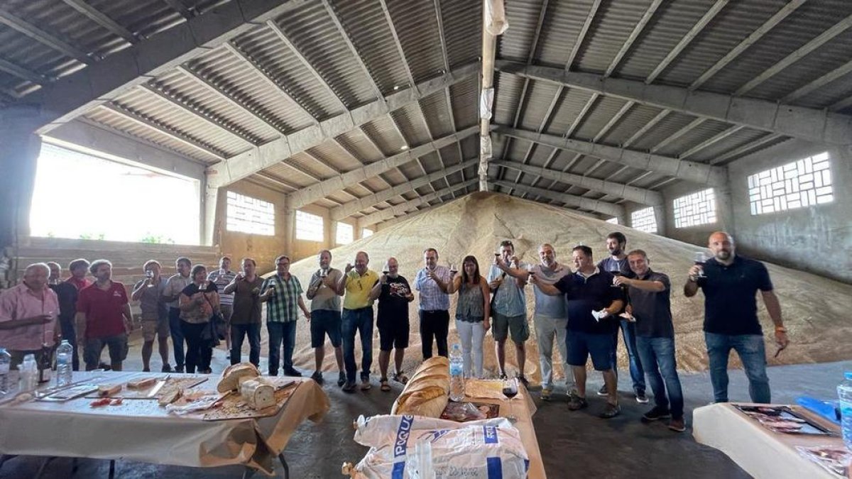 L'inici protocolari de la sega del blat de mestral a Santa Coloma de Queralt, suspès per una tempesta
