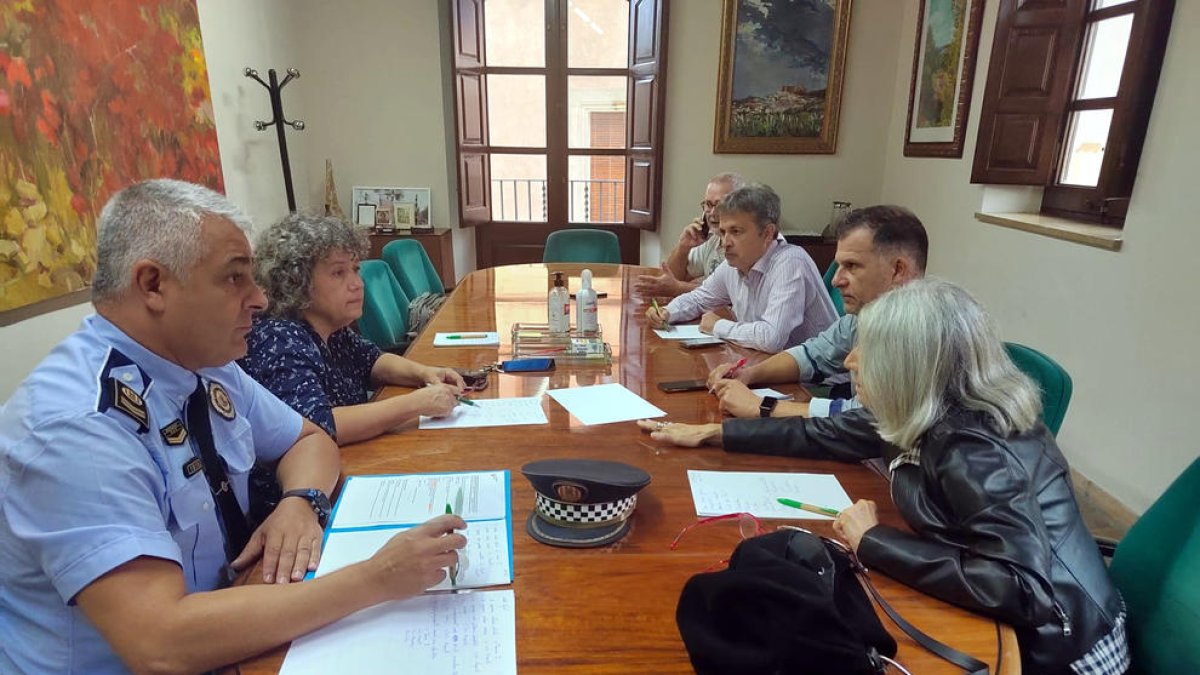 El Comité de Emergencias de Altafulla se reúne para evaluar las afectaciones por las fuertes lluvias