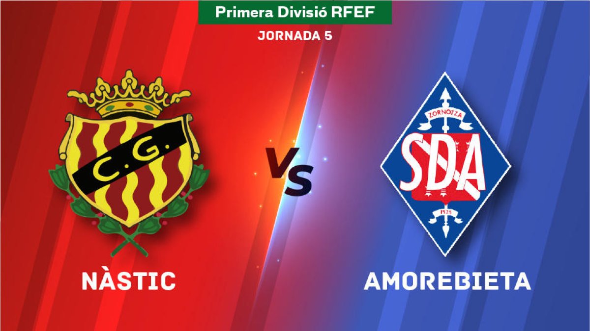 Segueix en directe el Nàstic - Amorebieta