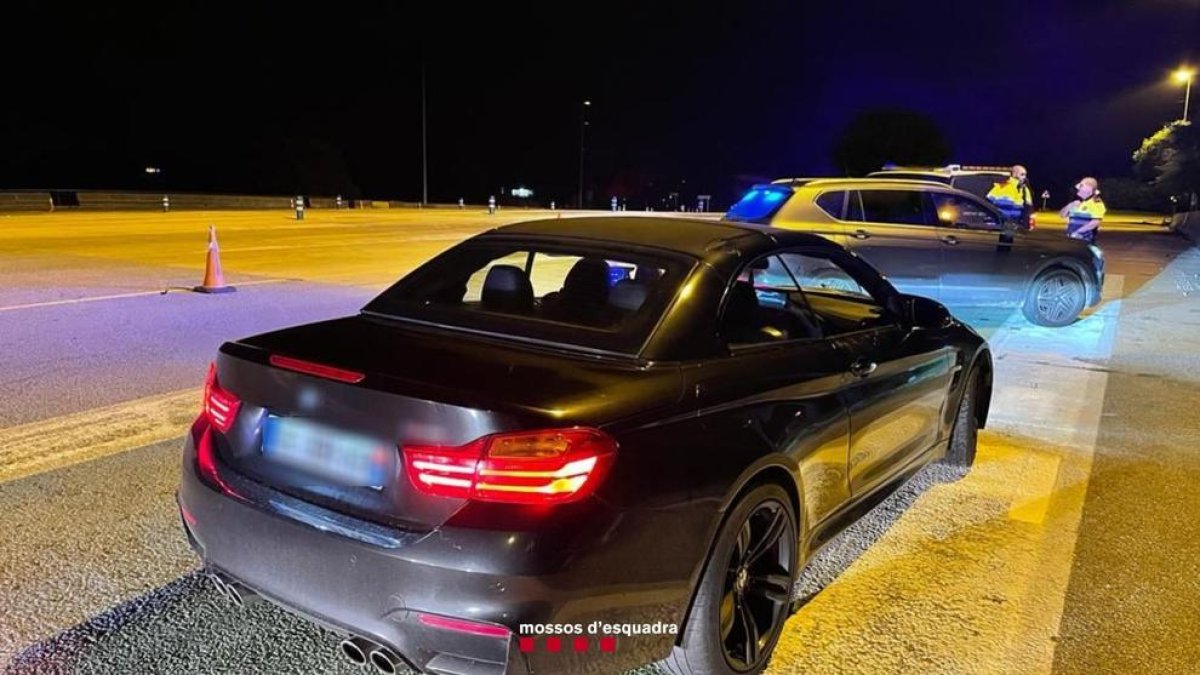 Detingut un conductor que circulava per l'AP-7 begut i a 248 km/h a Maçanet de la Selva