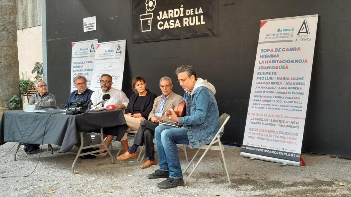 El Festival Acentos 2022 incluirá una veintena de conciertos de música de autor en el Baix Camp y Tarragonès