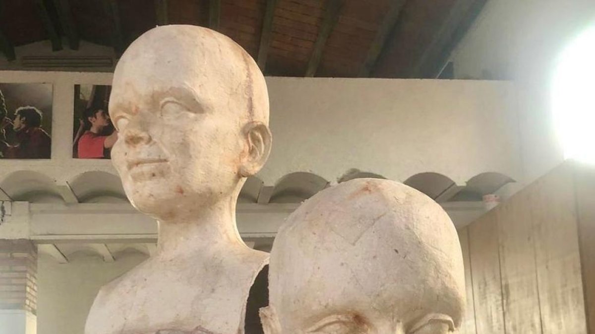 Joan y Lolita, los nuevos gigantes del barrio de Bonavista para los más jóvenes