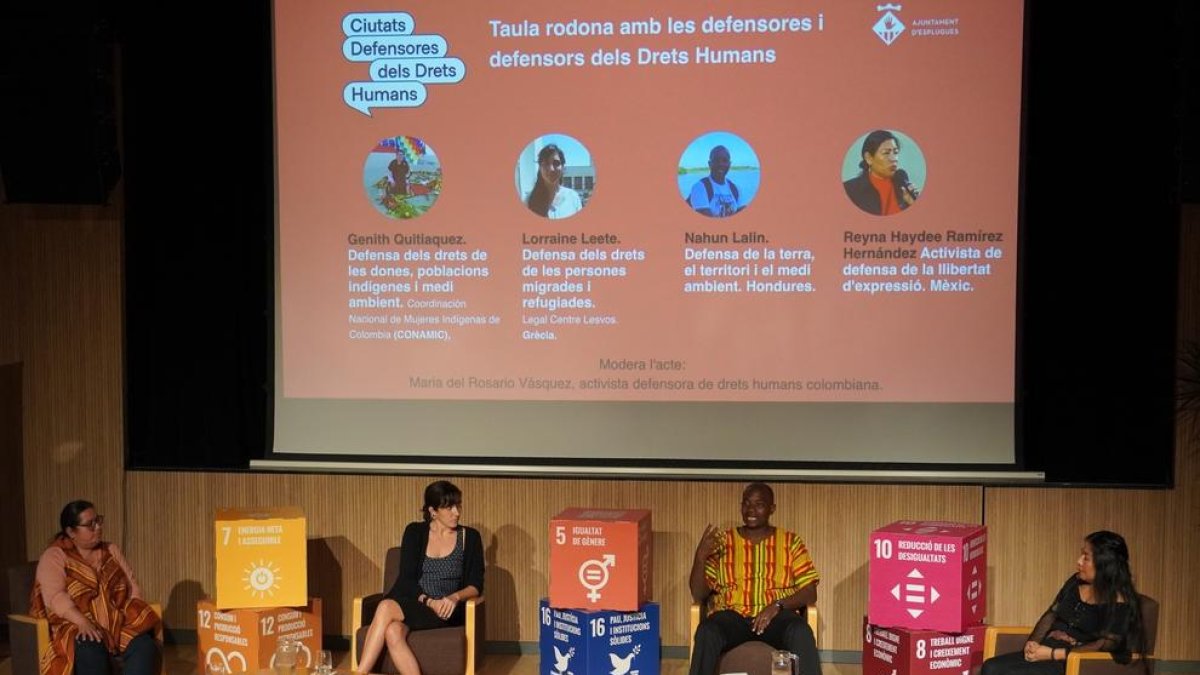 Dos activistas a favor de los Derechos Humanos visitan Tarragona por el proyecto Ciudades Defensoras