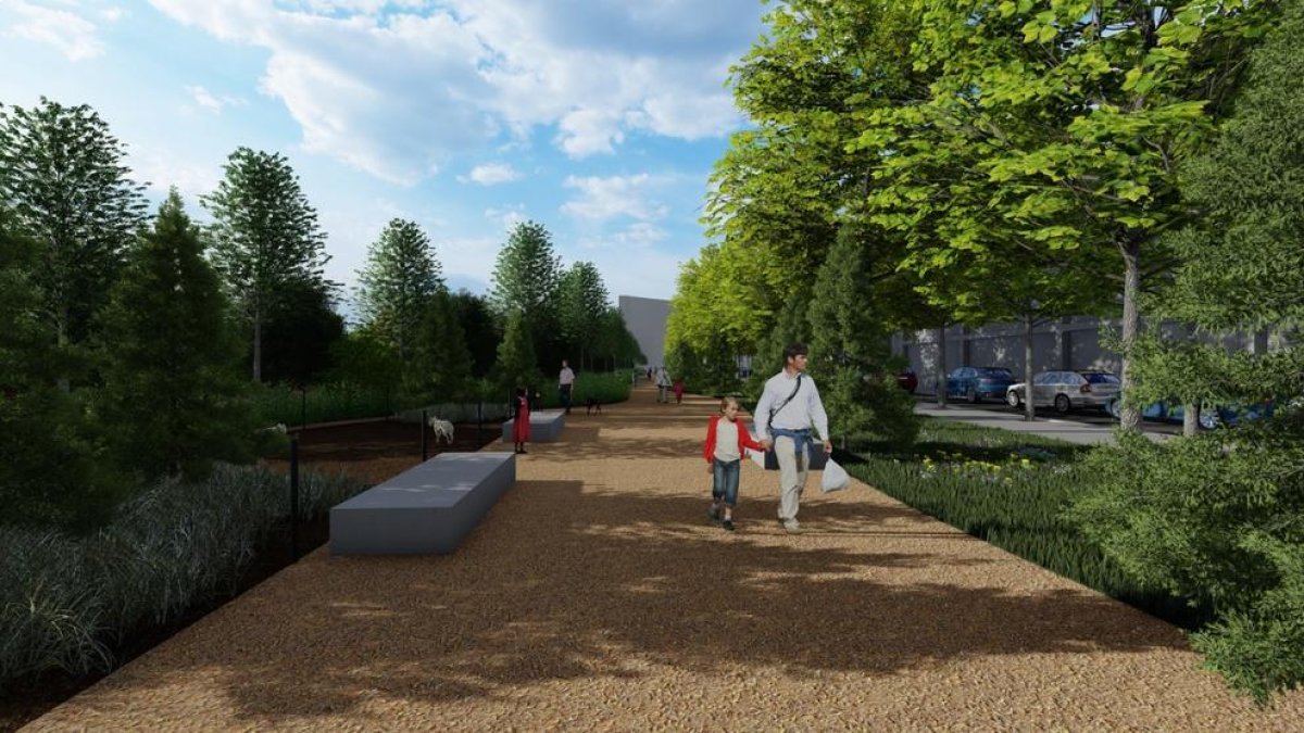 La Granja podria estrenar la barrera acústica vegetal a l'estiu de 2023