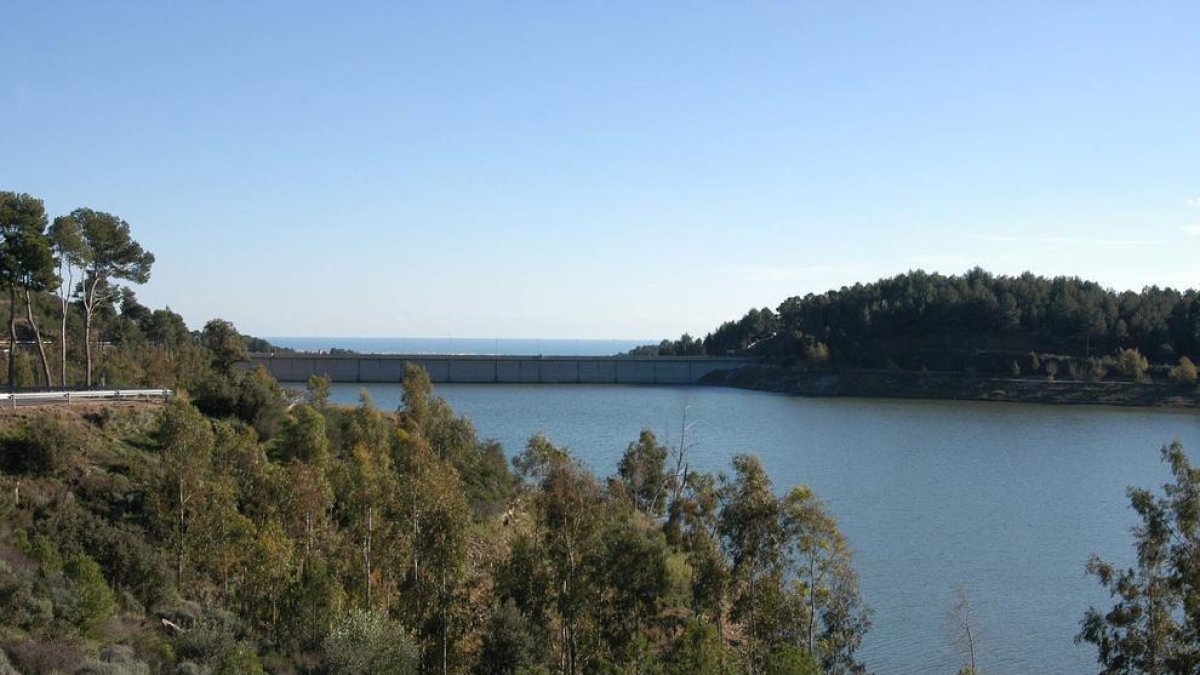 Acció Climàtica instal·la tres bombes al pantà de Riudecanyes per poder acabar amb el reg