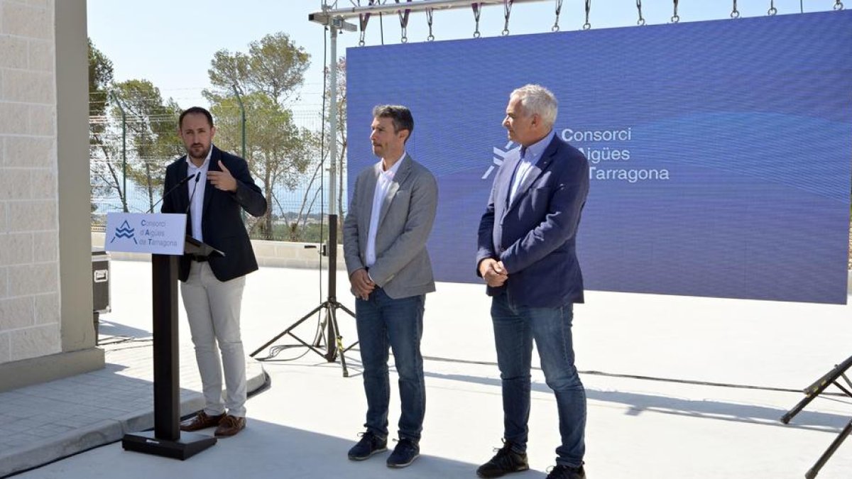 El Consorcio de Aguas de Tarragona inaugura un nuevo depósito regulador en el Vendrell que ha costado 3,8MEUR