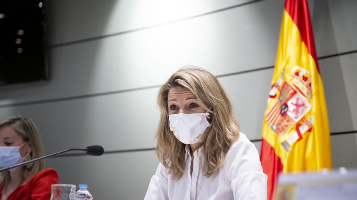 vicepresidenta segona i ministra de Treball, Yolanda Díaz