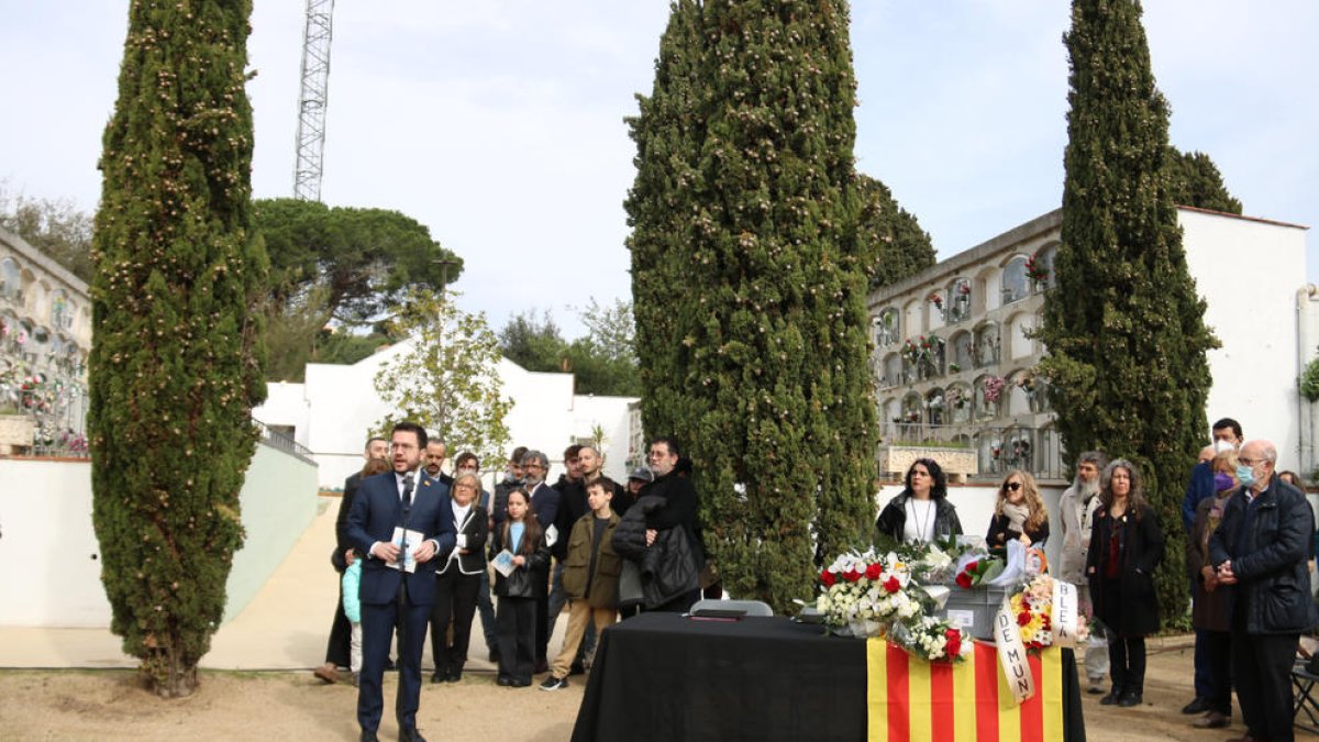 Aragonès: «La llibertat ha de ser la raó del nostre compromís col·lectiu davant les amenaces»