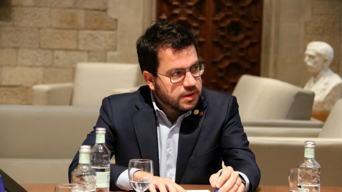 Aragonès treballa en la composició del nou Govern