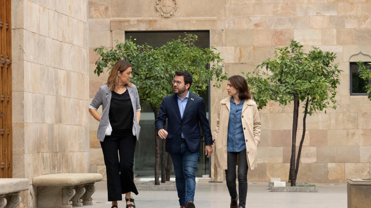 Los nuevos consejeros del Govern de ERC en solitario tomarán posesión el martes