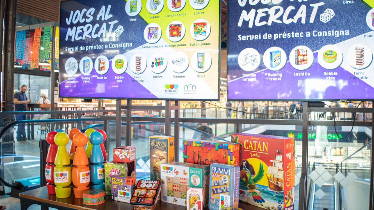El Mercat Central de Tarragona prestarà jocs de taula