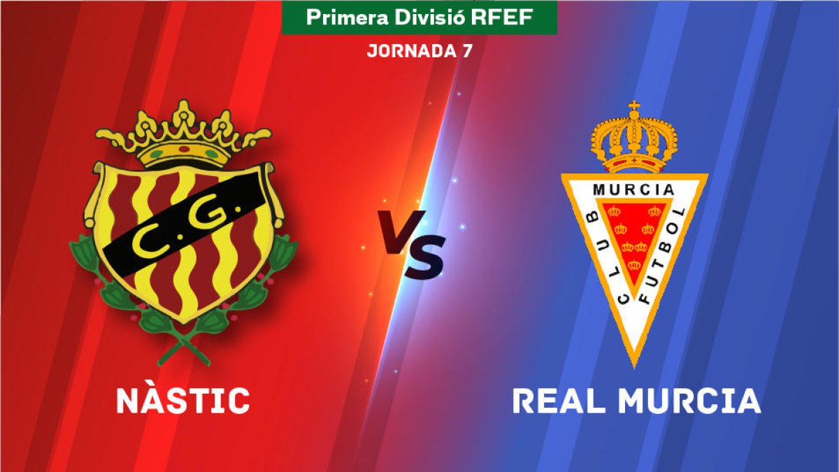 Segueix en directe el Nàstic-Real Murcia